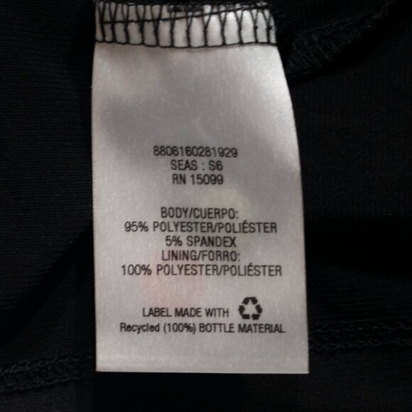 NEW Metaphor Ruched Side Dress Womens 3X Black Plus Work Office Casual FF09X - Picture 6 of 6